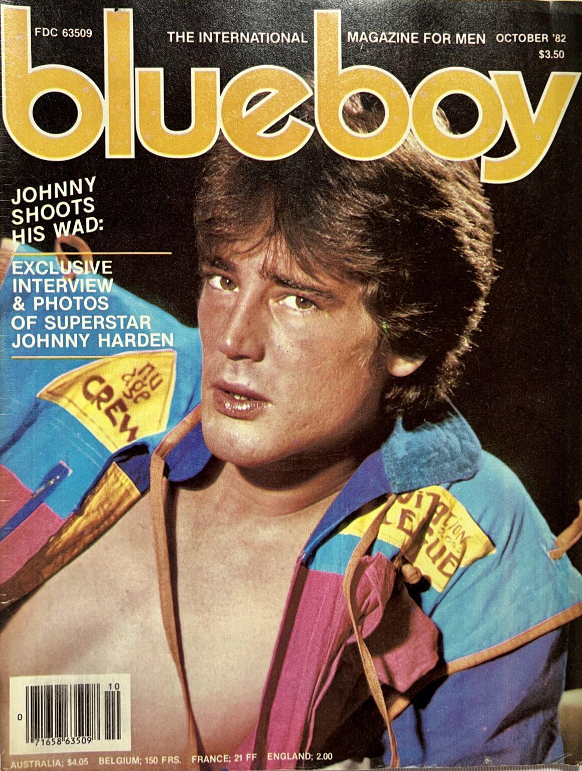 Blueboy Gay Magazine October Vintage Magazines