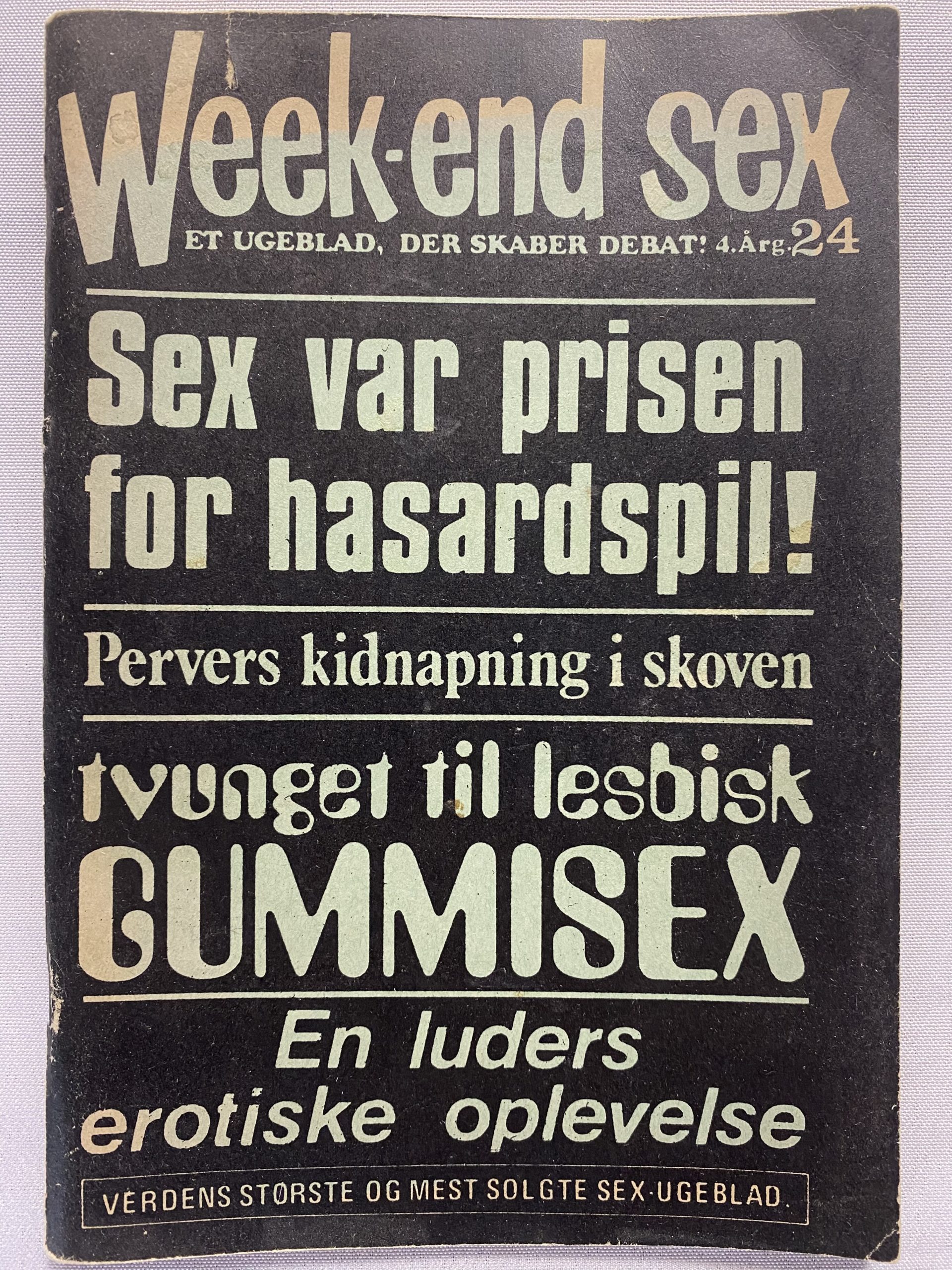 Week-end Sex 60s Adult Magazine