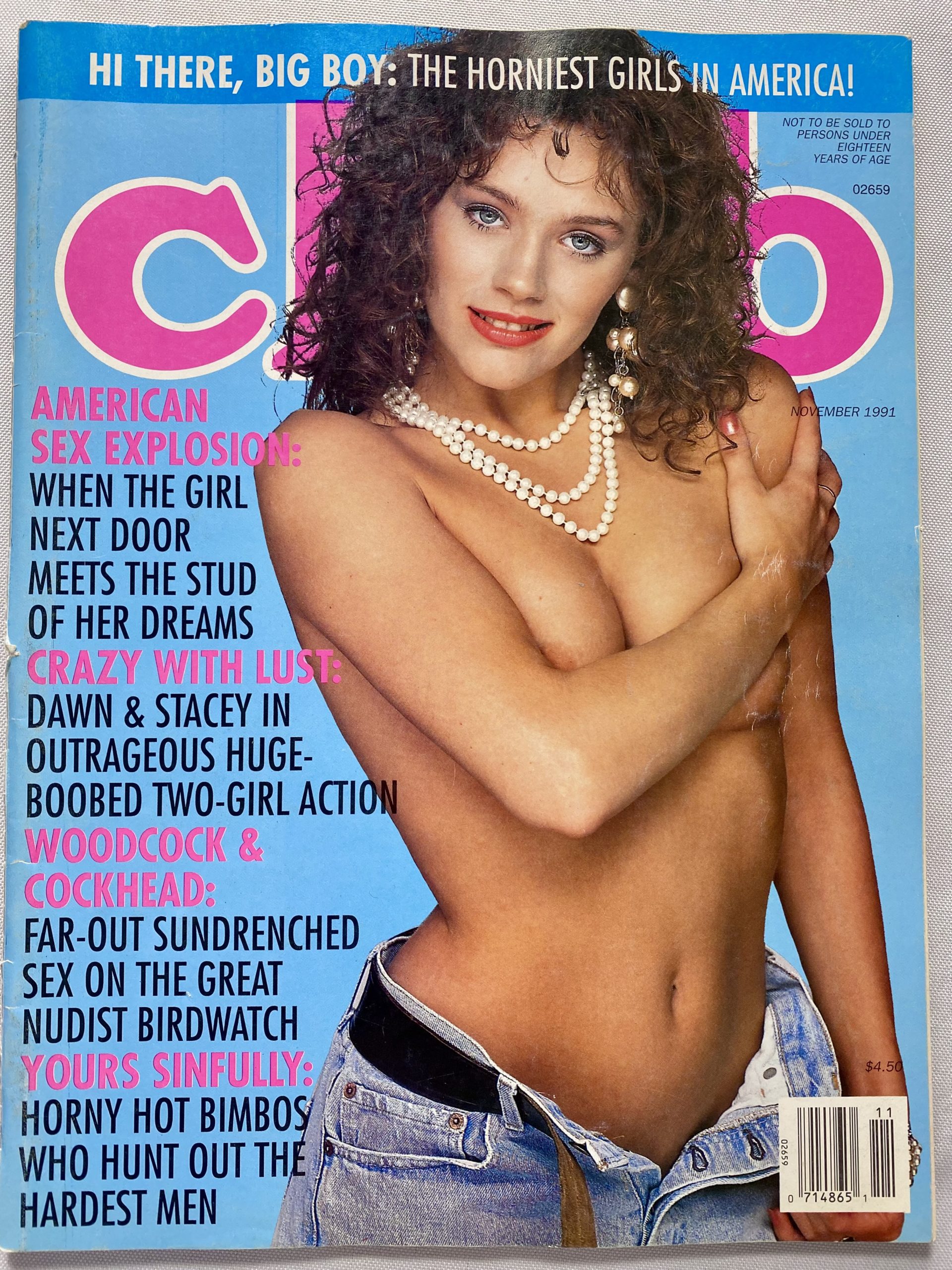 Club November 1991 Adult Magazine image