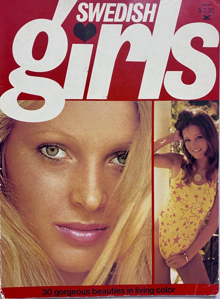 Swedish Girls 1972 Adult Magazine - Vintage Magazines 16