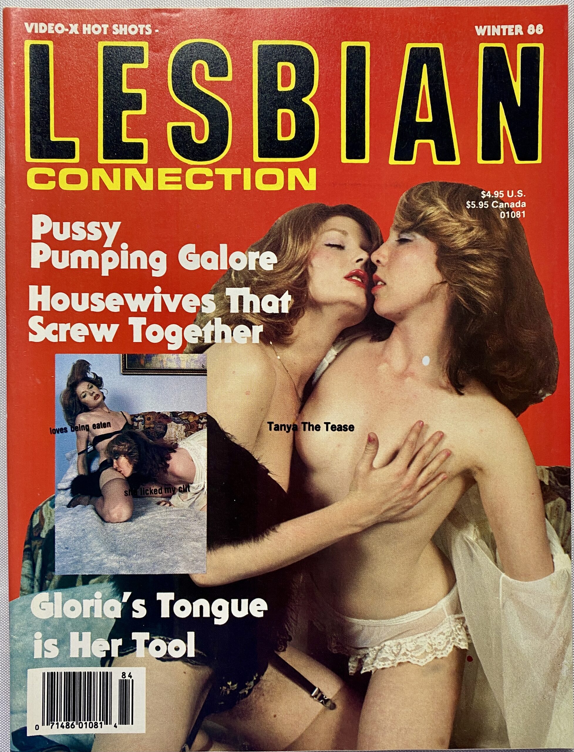 Video-X Hot Shots Lesbian Connection Winter 1986 Adult Magazine - Vintage  Magazines 16