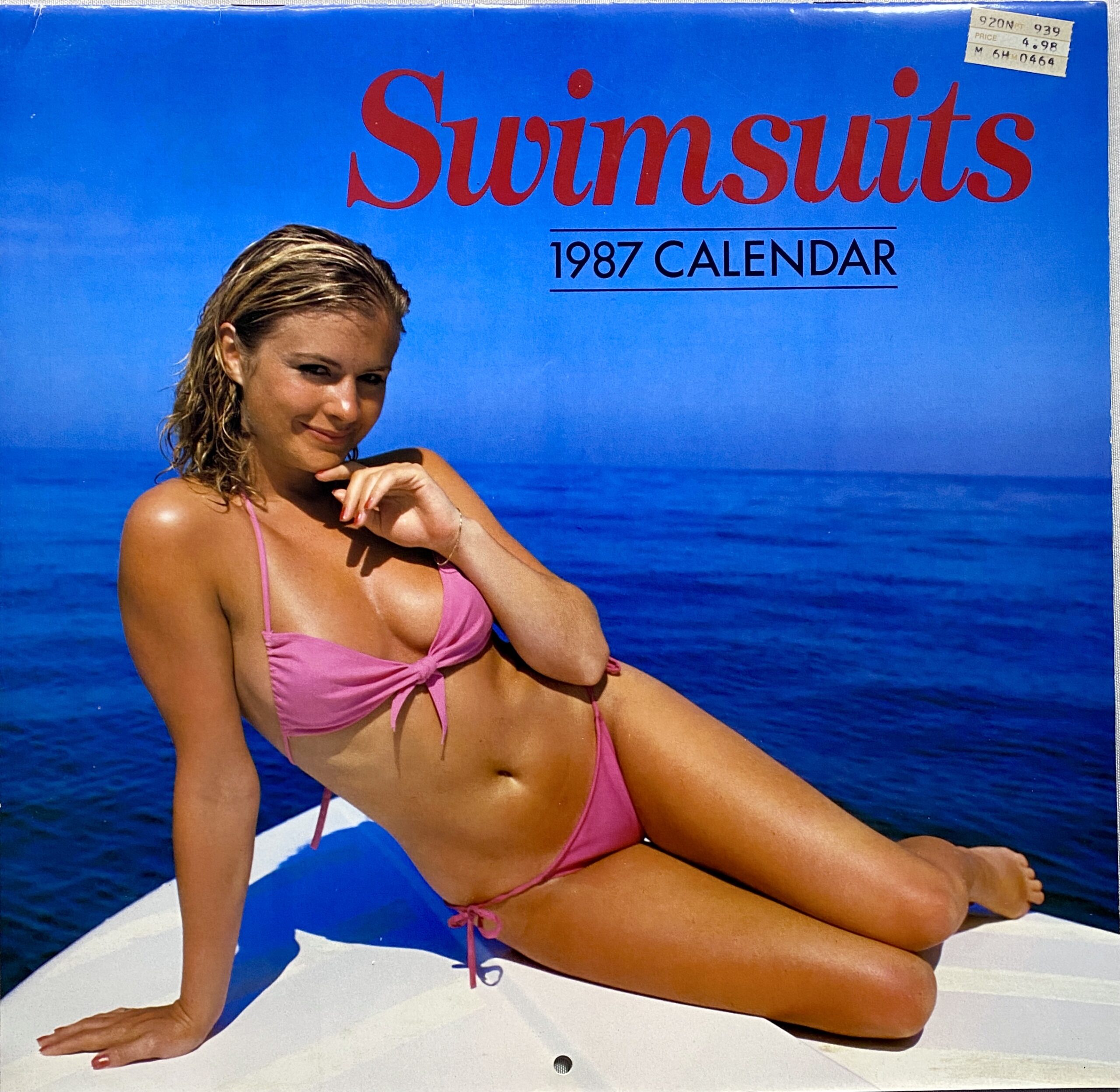 Swimsuits 1987 Calendar Mens Wall Calendar Vintage Magazines 16