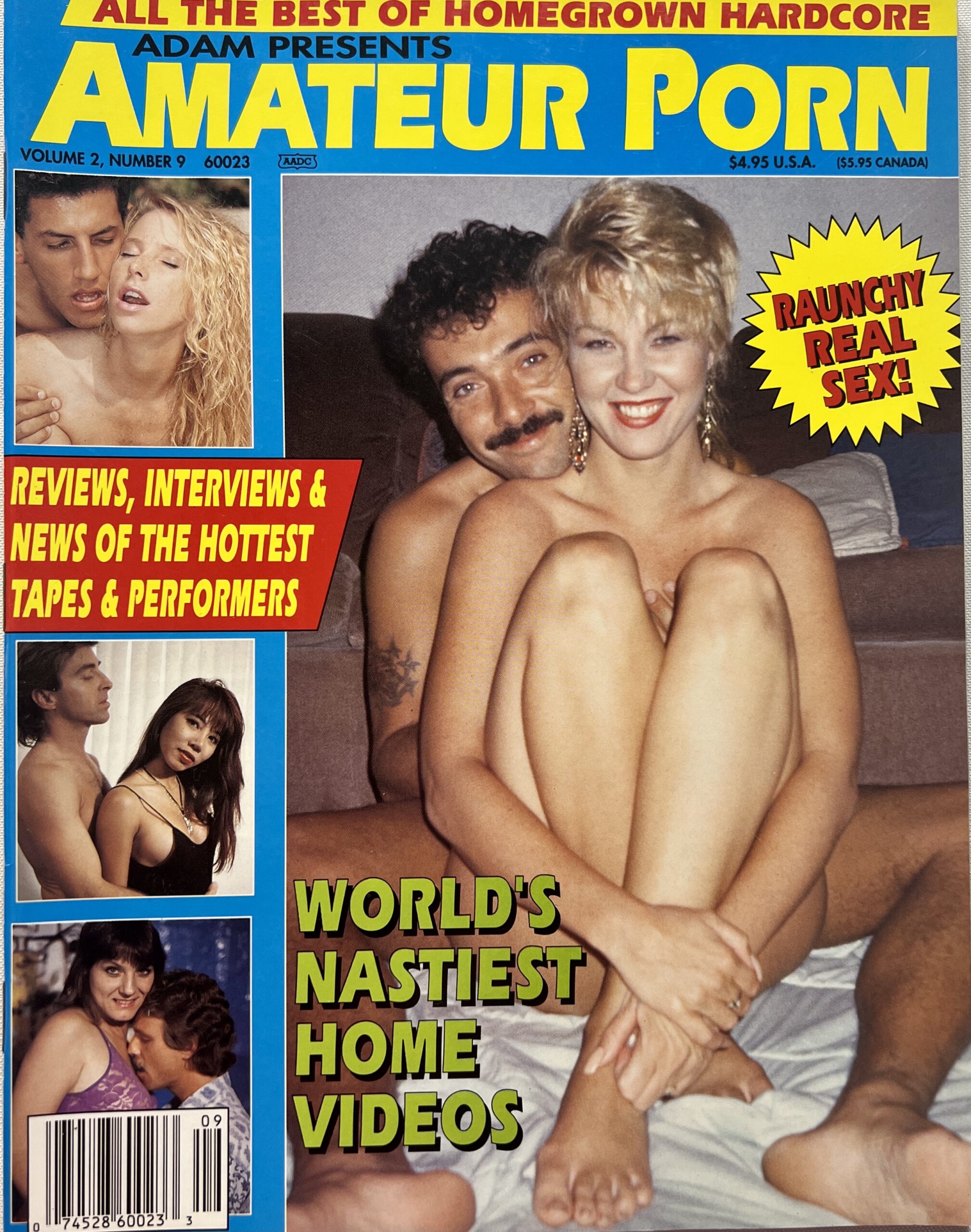 Adam Presents Amateur Porn June 1993 Adult Movie Magazine photo