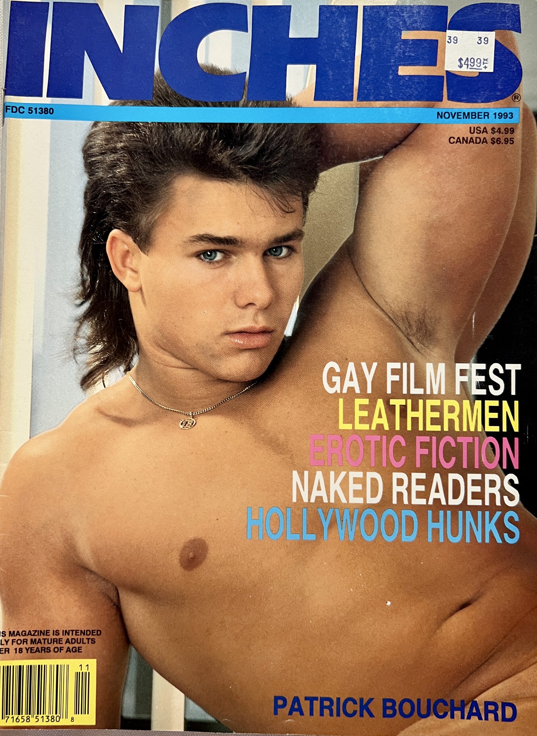 Inches November 1993 Gay Adult Men's Magazine - Vintage Magazines 16