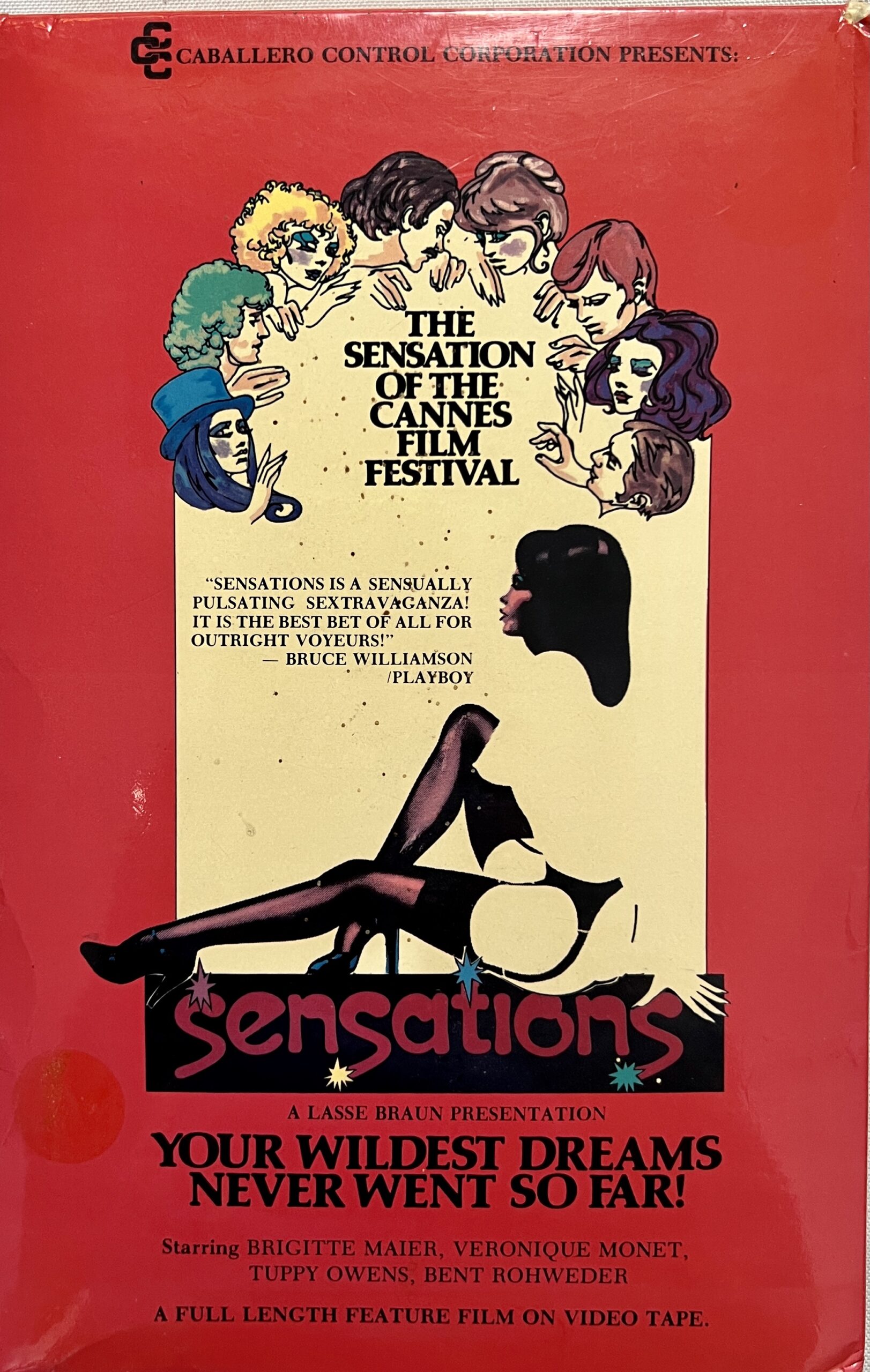 Sensations 1980 Adult XXX VHS *The Sensation Of The Cannes Film Festival* -  Vintage Magazines 16