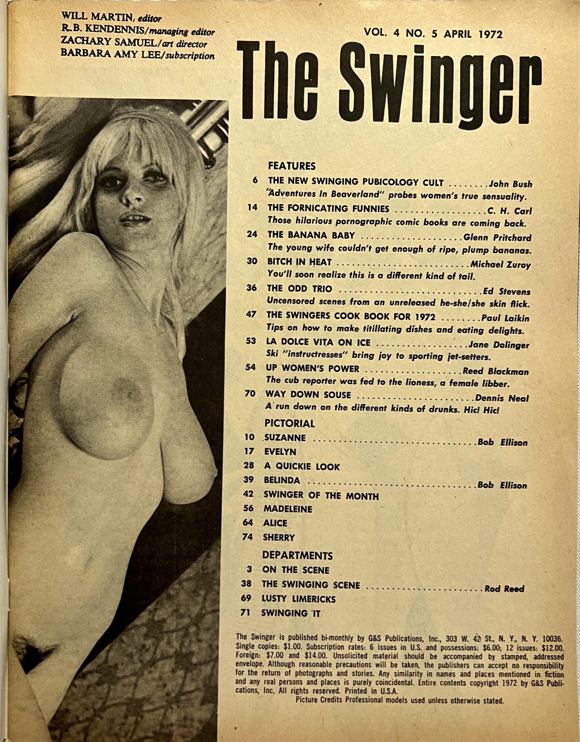 The Swinger April 1972