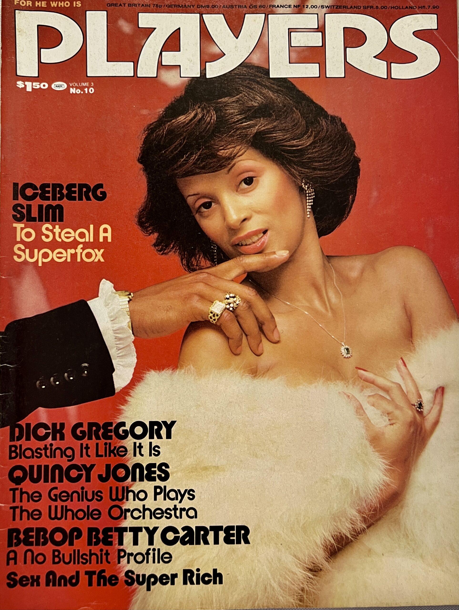 Players February 1977 Ebony Magazine *Betty Carter* picture