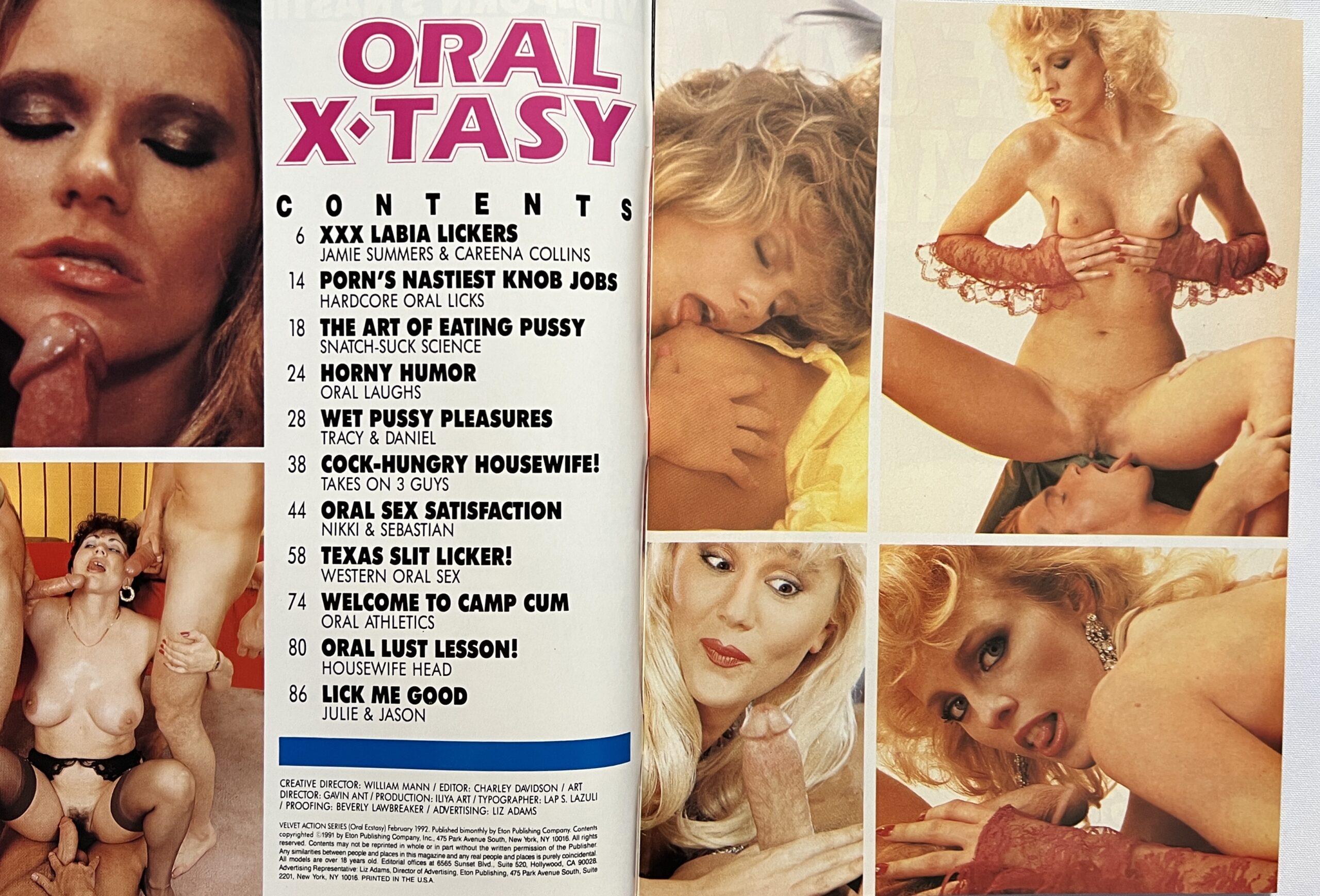 Oral X Tasy February 1992 *Nastiest BJ Scenes* photo