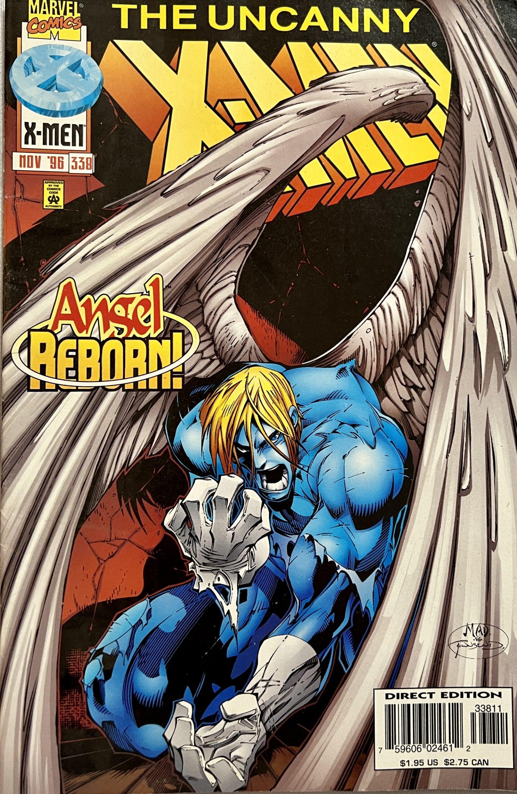 The Uncanny X Men Angel Reborn #338 November 1996 Adult XXX Comic Book -  Vintage Magazines 16