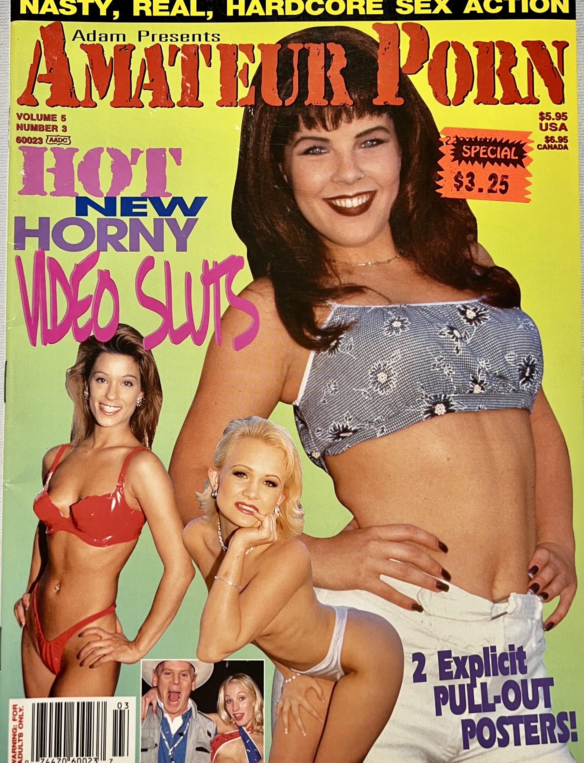 Adam Amateur Porn August 1997 *2 Explicit PULL-OUT POSTERS, Never Opened*