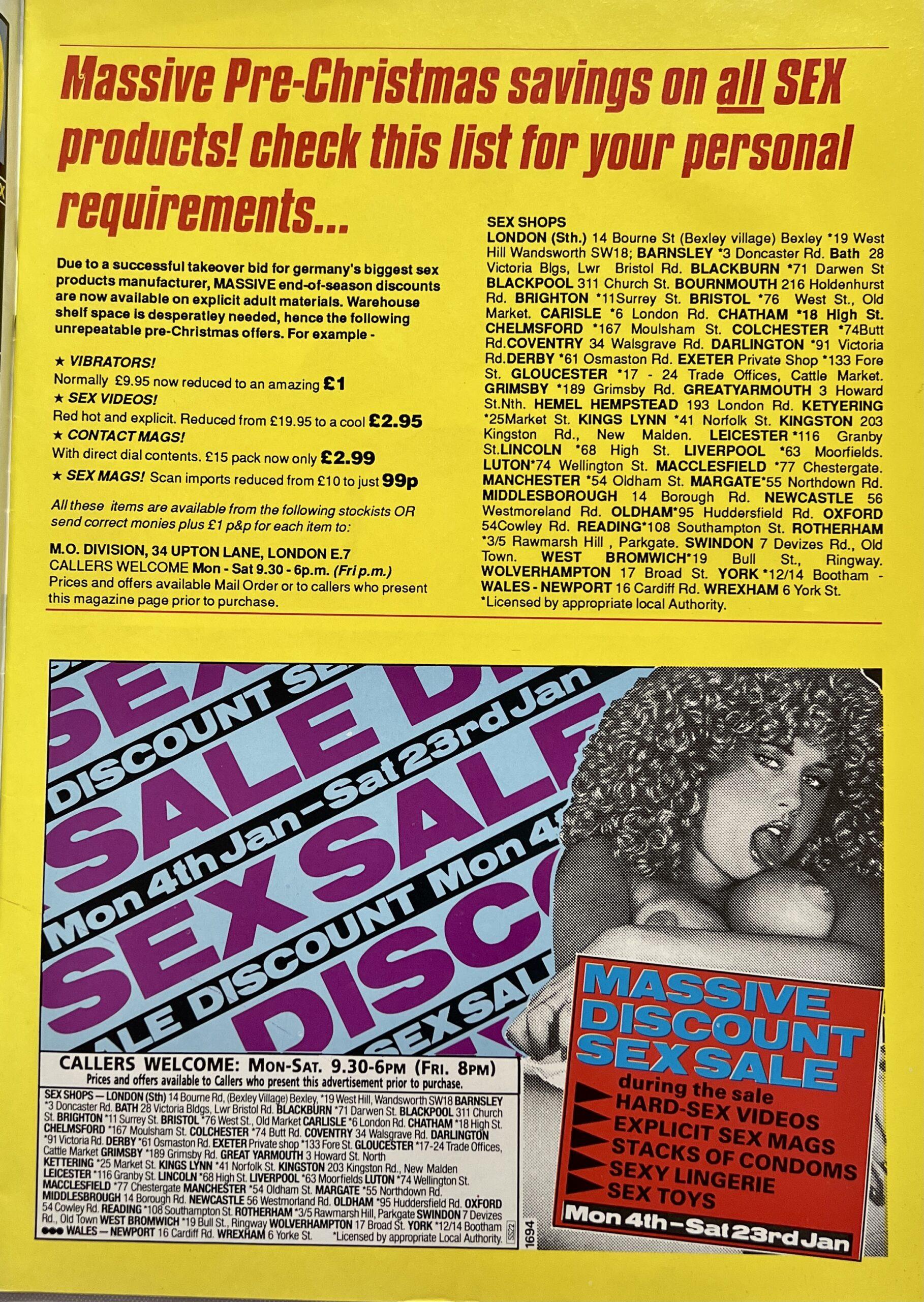 Playbirds All Colour XXX Rated Quarterly #79 80S *UK Magazine*