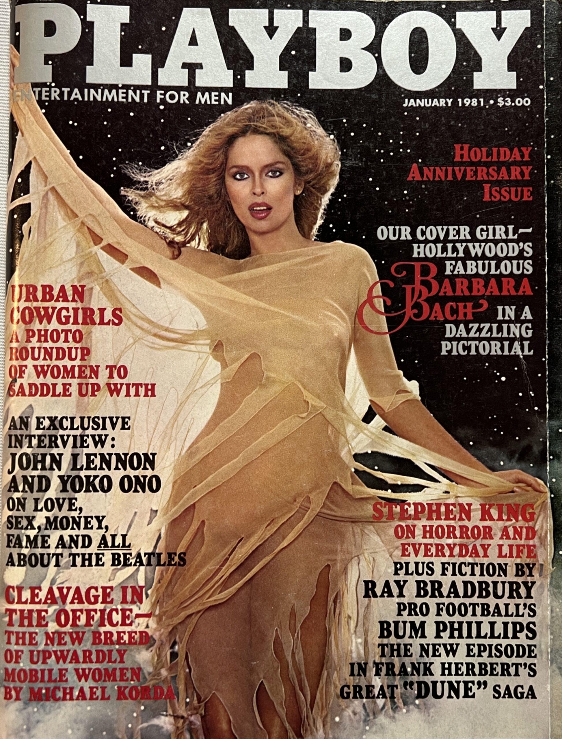 Playboy January 1981 Holiday Anniversary Issue *Barbara Bach* - VM16