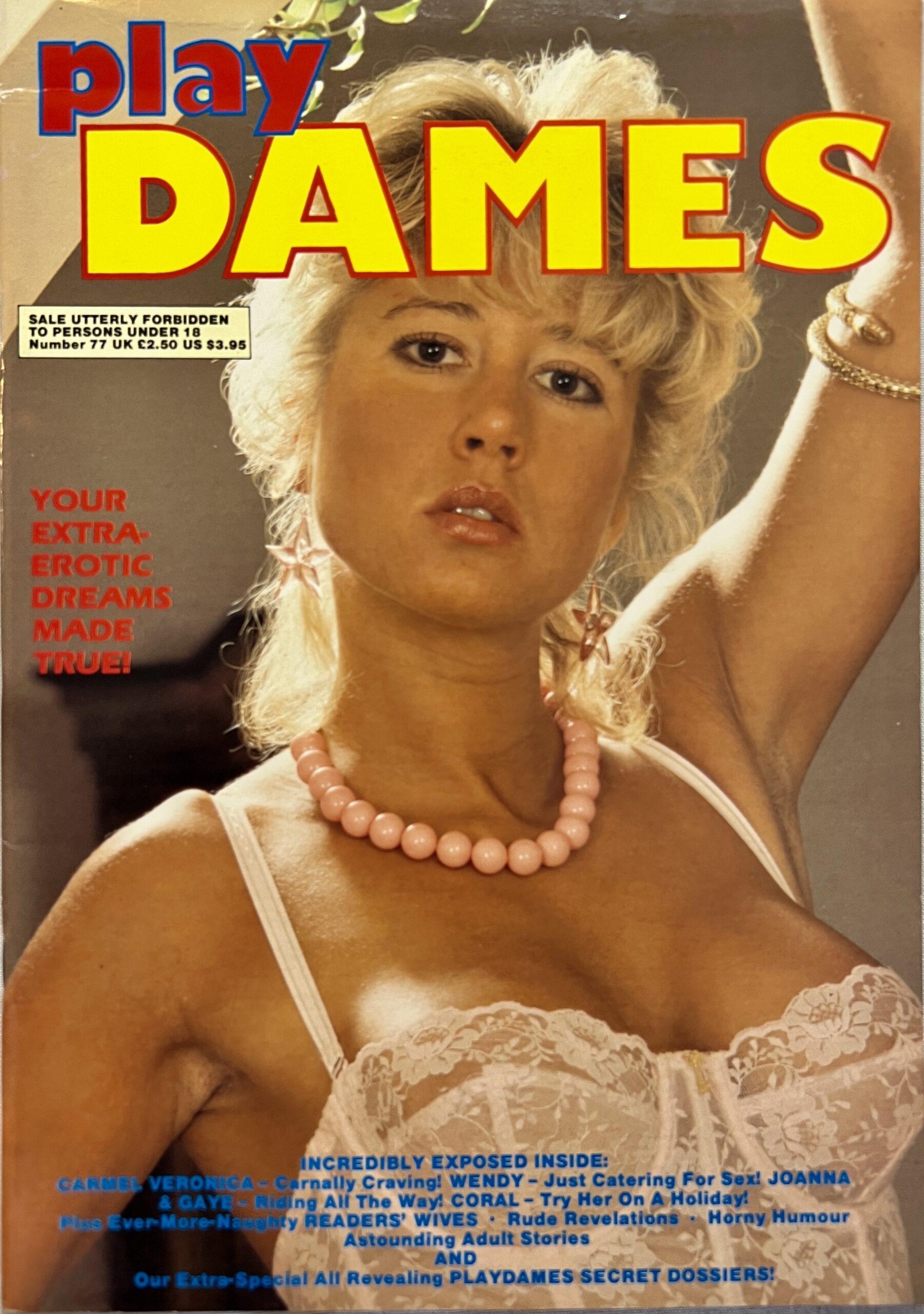 Play Dames #77 1987 UK Magazine picture