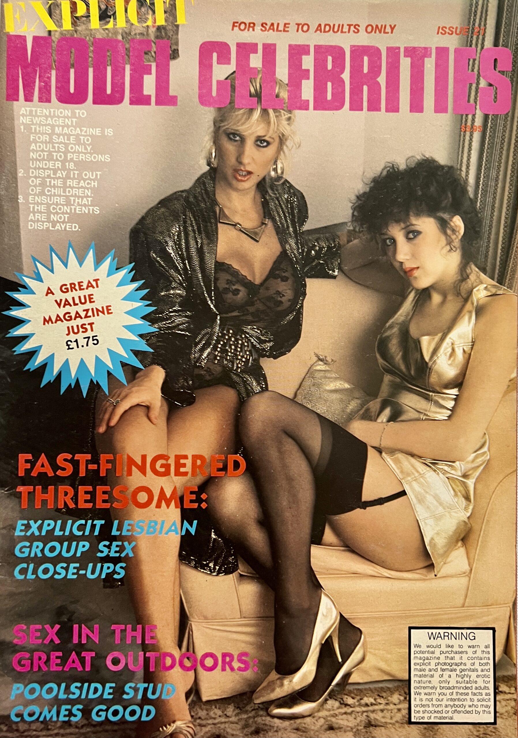 Explicit Model Celebrities #21 80S UK Magazine