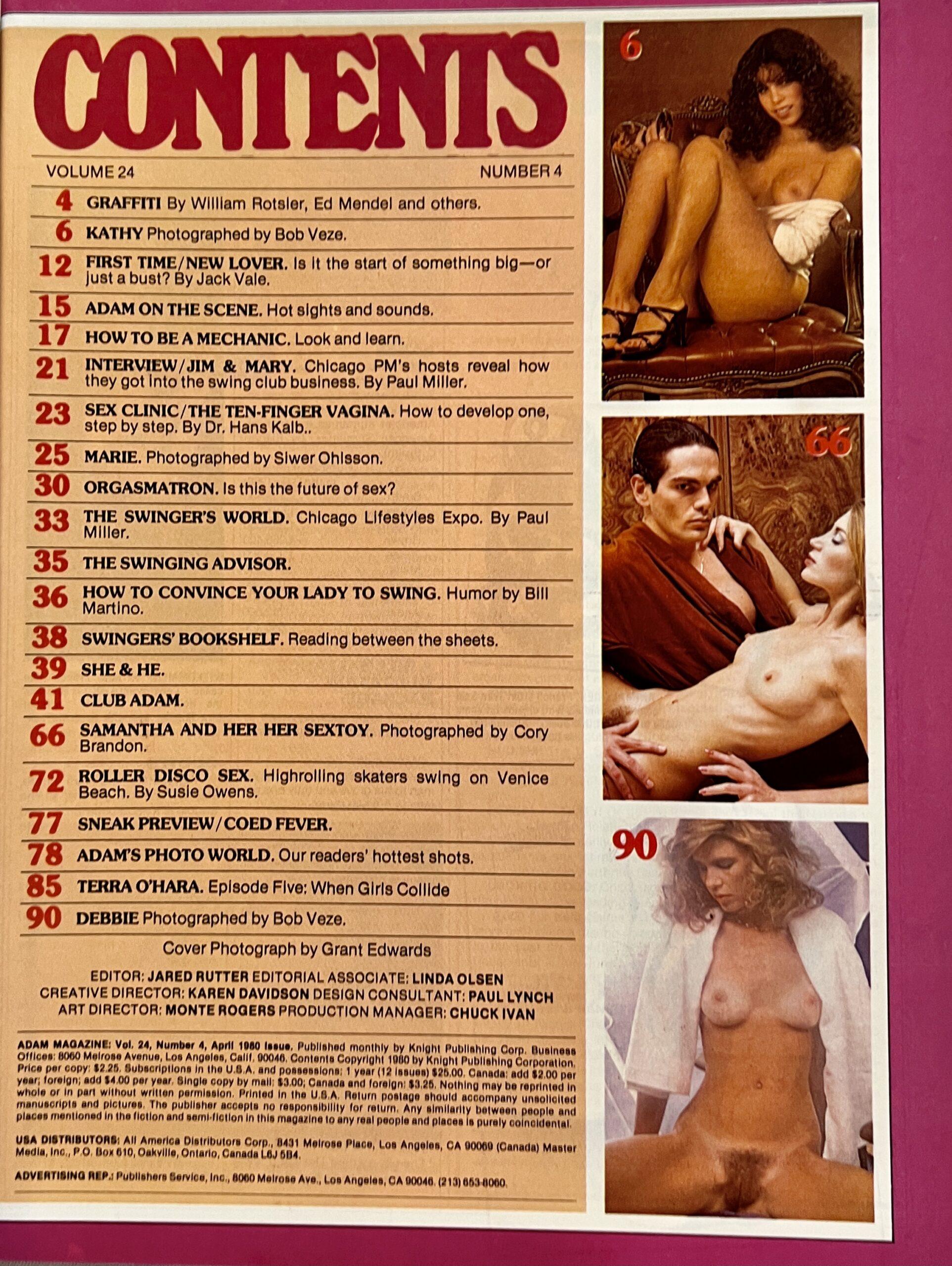 Adam 24/4 April 1980 Adult Swingers and Personals Nude Pic Hq