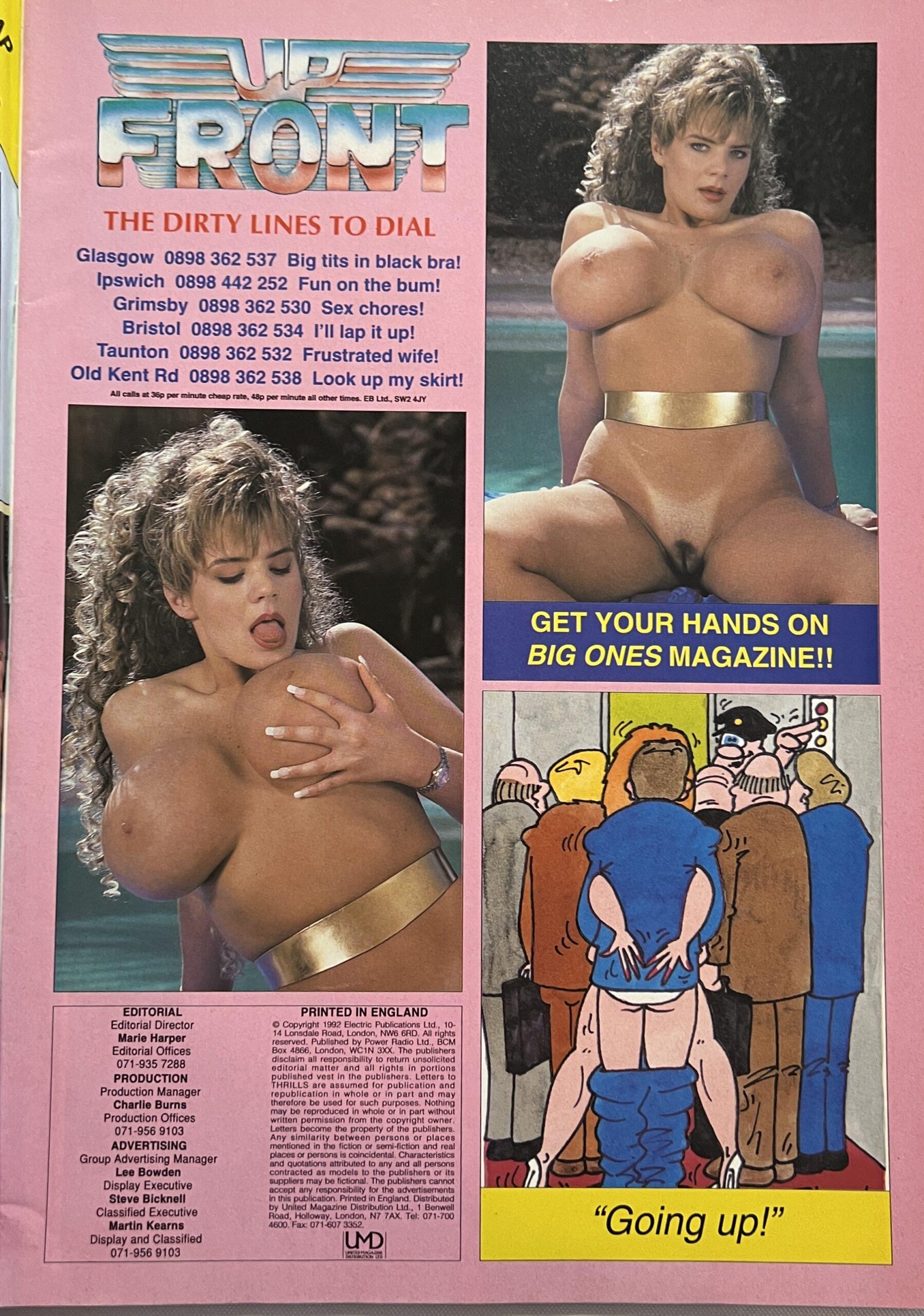 Thrills Girls of Your Town #52 1992 UK Magazine